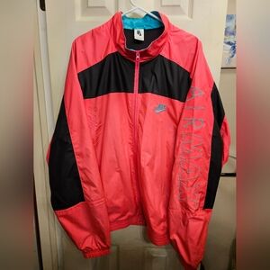 Nike Air Max Jacket Windbreaker Hot Pink Black Mens XL